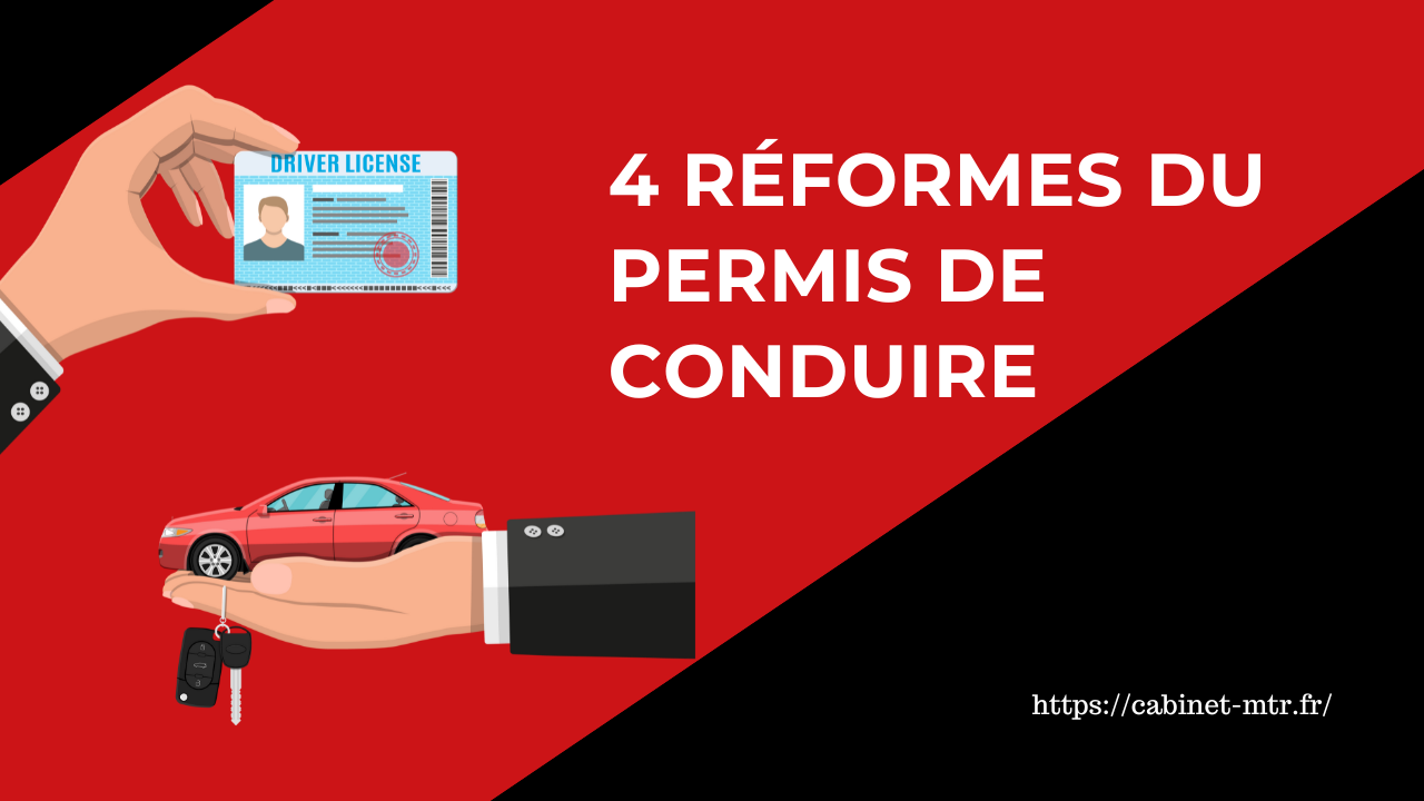 Mise en œuvre récente de quatre réformes du permis de conduire